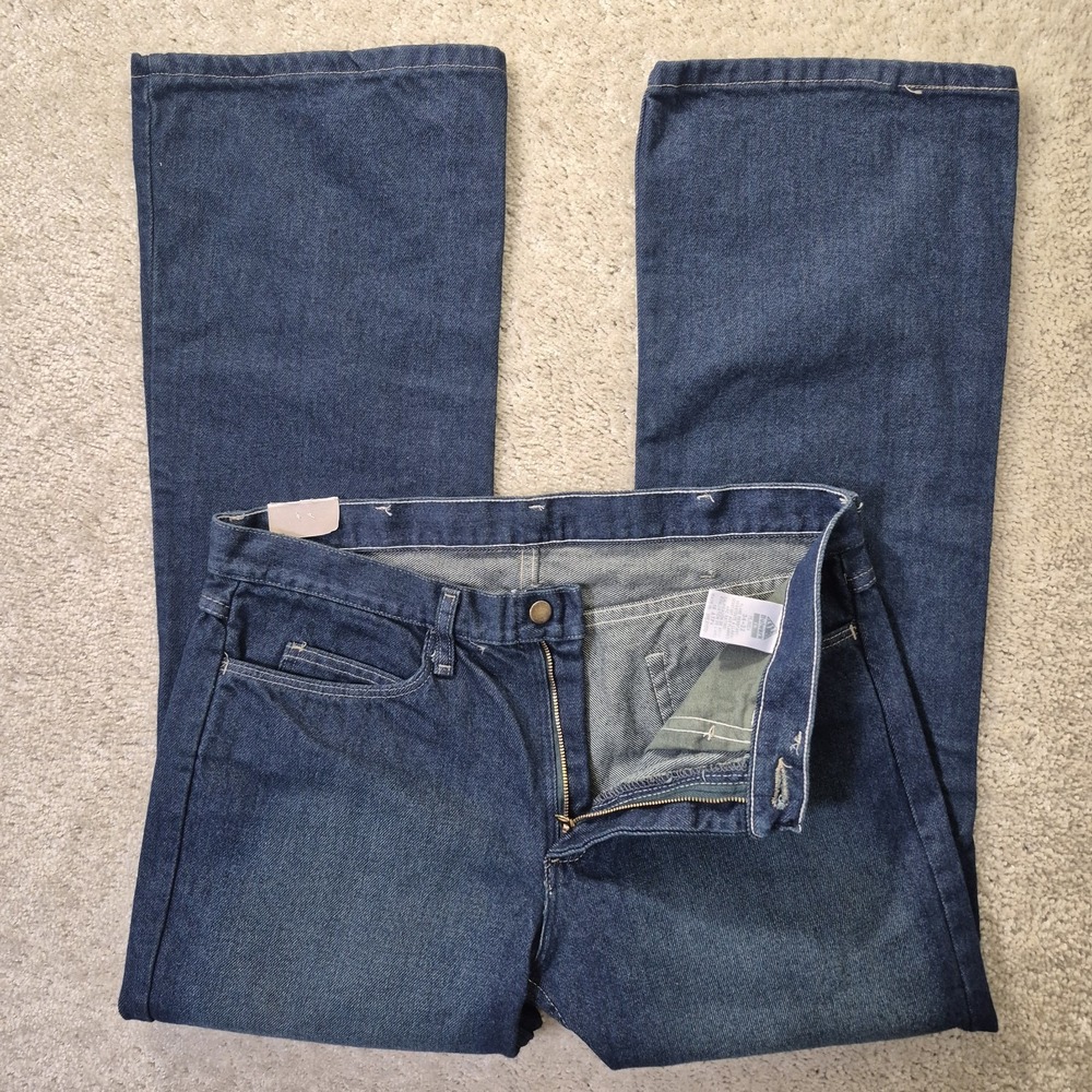 Bulwark Excel FR Flame Resistant Jeans Men 34/32 Blue Sanded Denim Workwear New